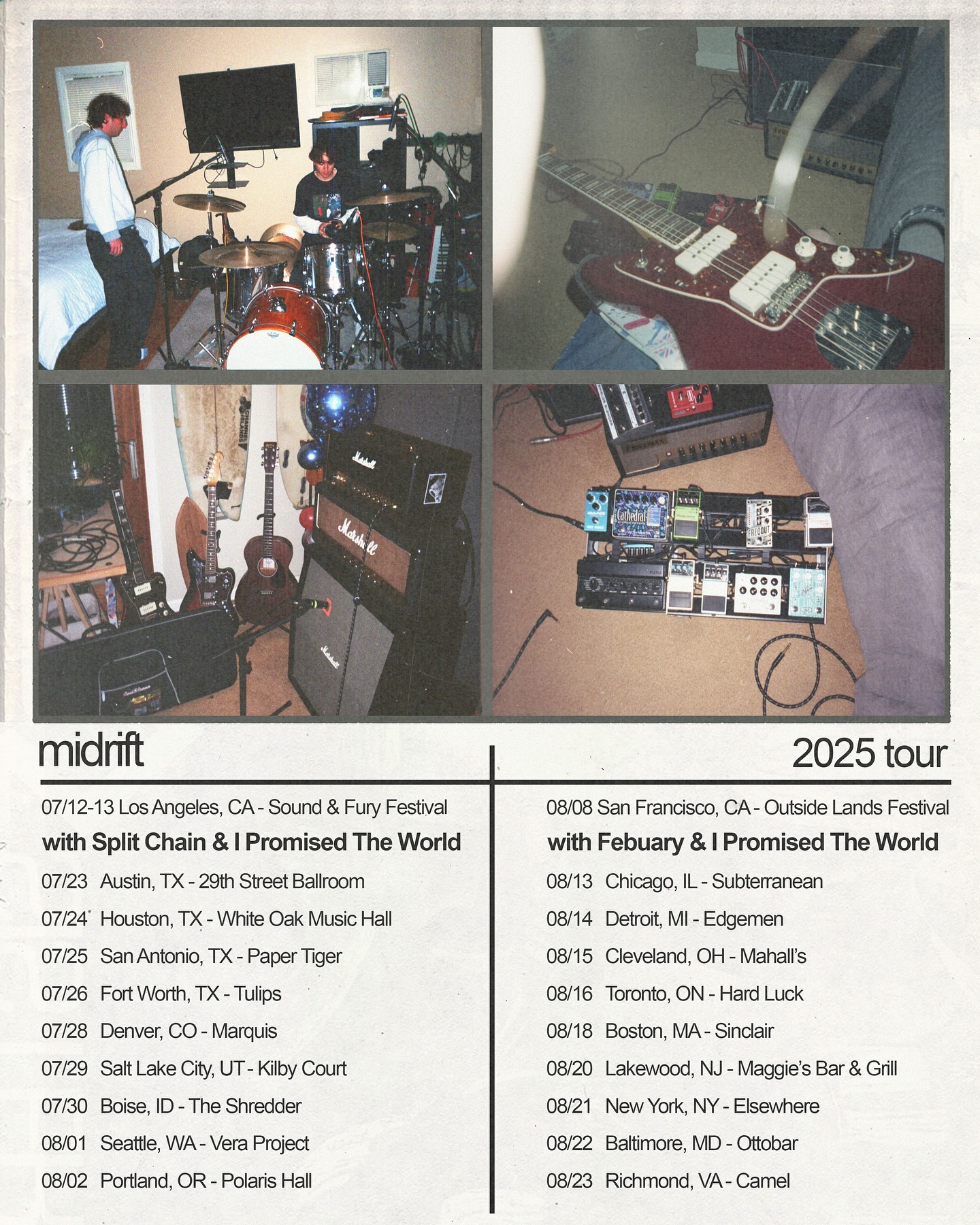 I Promised The World Tour Poster 2025